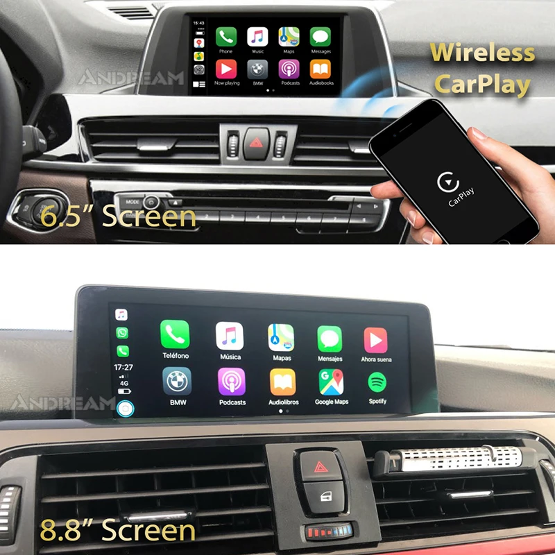 Apple автомобиль для bmw беспроводной BMW MINI CarPlay f20 все системы NBT f01 f30 f22 f25 f15 камера