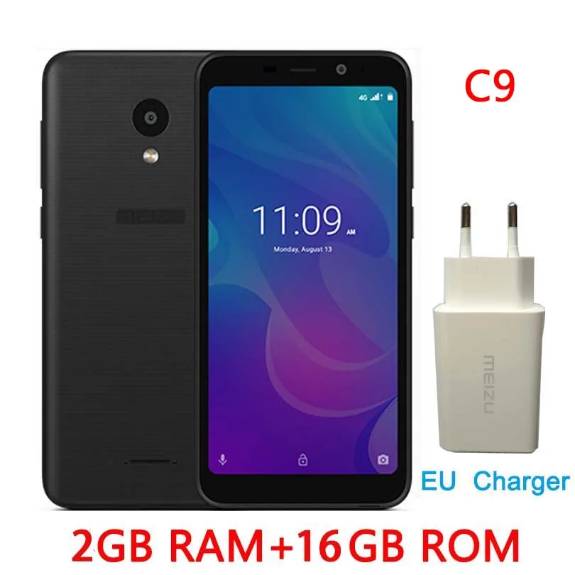 Meizu C9 M9C смартфон, глобальная версия, четырехъядерный процессор, 2 ГБ, 16 ГБ, 5,45 дюйма, полный экран, 3000 МП камера, мА/ч, сотовый телефон - Цвет: Global 2 16G C9