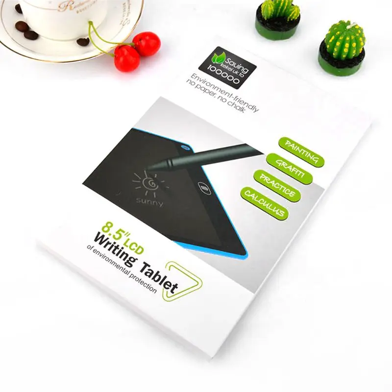 

8.5''LCD Writing Tablet Pad eWriter Board Stylus Digital Children's Gift Doodle Drawing Board Early Teaching Handwriting Board