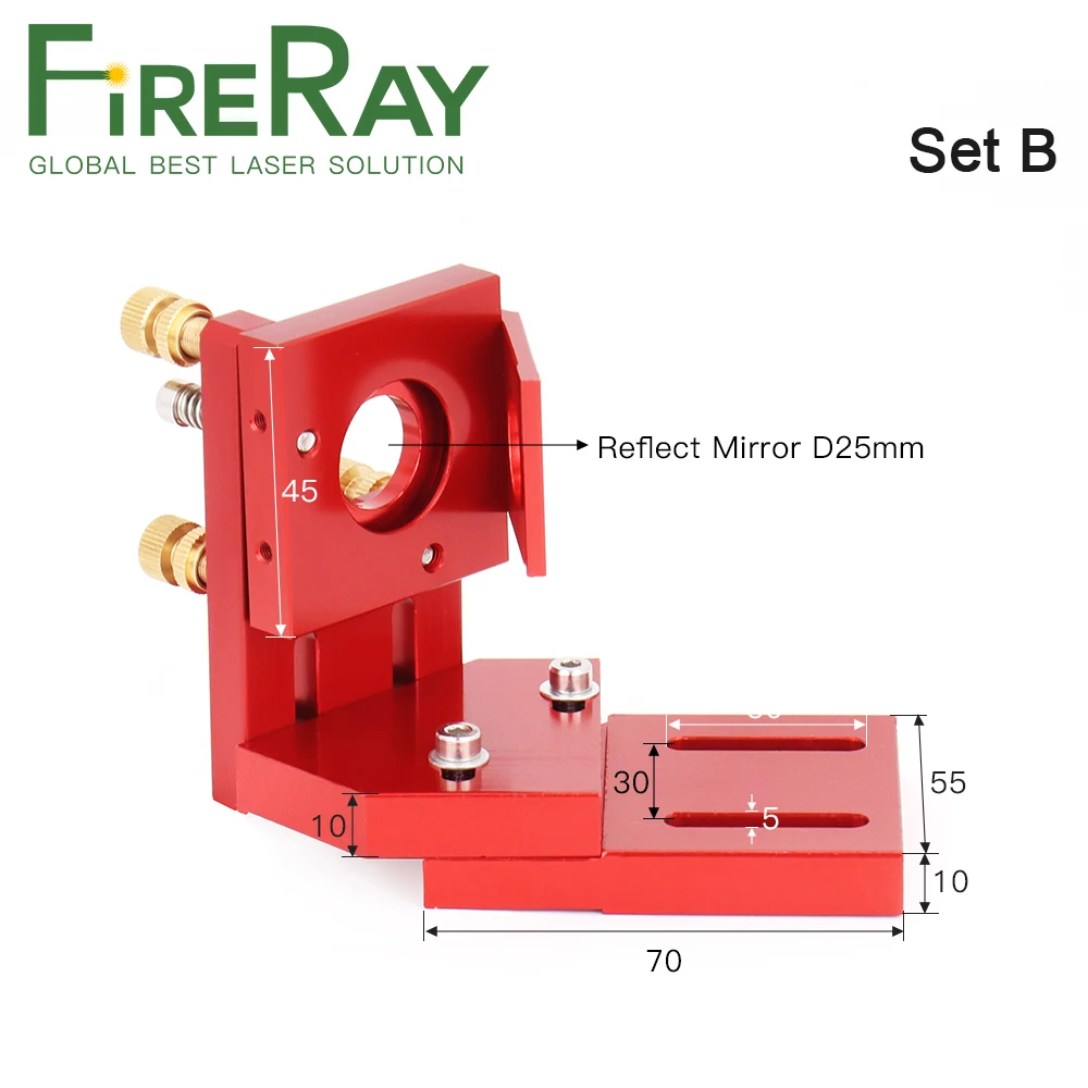 Лазерное крепление FireRay CO2 отражающее зеркало 25 мм лазерная головка второе