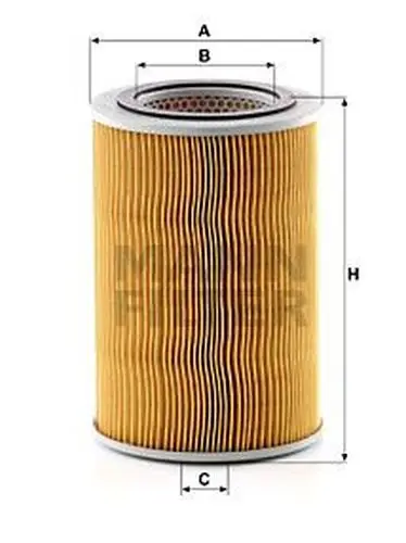 Фильтр воздушный MANN-FILTER C15124/1