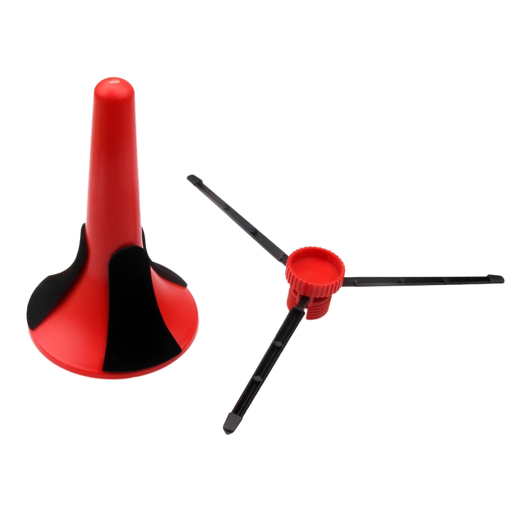 Красная Портативная подставка для трубы штатив музыкальный держатель со