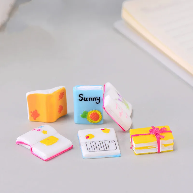 DIY креативный мультфильм мини-книга модель смолы наполнитель слизи комплект Diy аксессуары полимерная глина талисманы Интерактивная детская игрушка