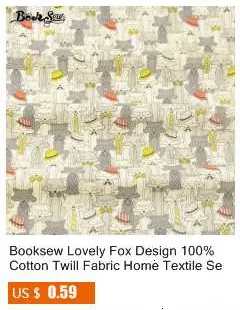 Booksew африканская Анкара льняная ткань Парижская тема Атласная Ткань Скатерть DIY сумка занавес Tissu лоскутное Zakka швейный материал
