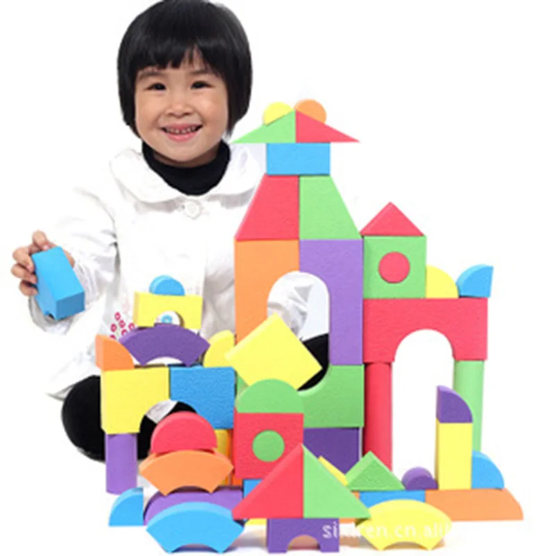 Eva Безопасный детский строительный кирпичный блок пены строительство Детские
