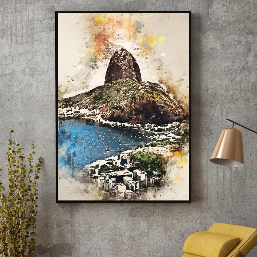 Статуя Свободы искусство холст постер домашний декор картина без рамки | Дом и