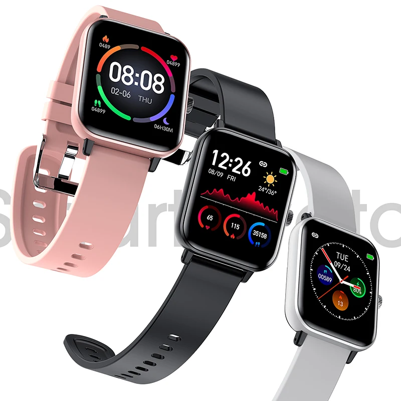 Smart watch водонепроницаемый вызовов через bluetooth сердечный ритм измерять кровяное