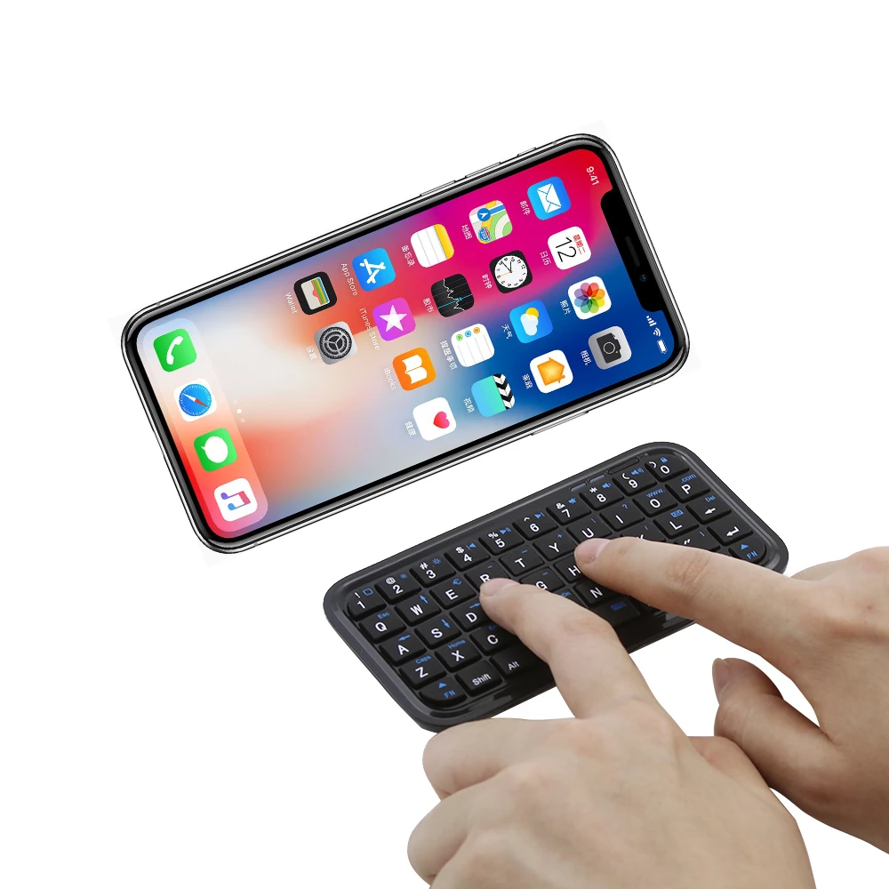 Bluetooth клавиатура 3 0 Ультра тонкая мини беспроводная перезаряжаемая игровая 49 Keycaps