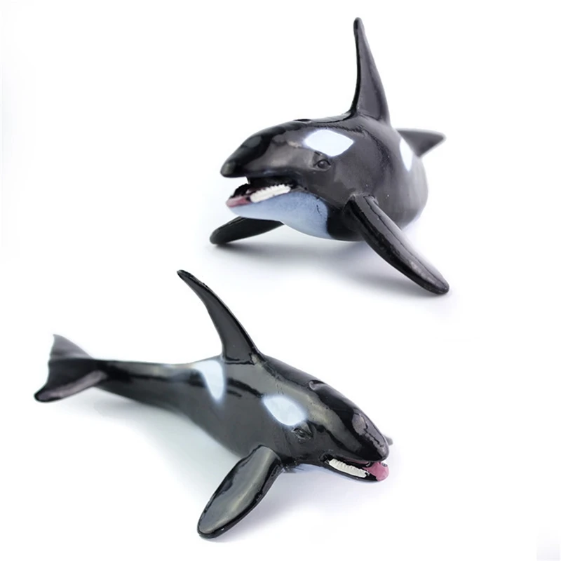 Sea Life Animals Toys Set Turtle Figurines Walrus Plastic Shark Dolphin Solid Simulation Underwater World Model Kids Toy | Игрушки и