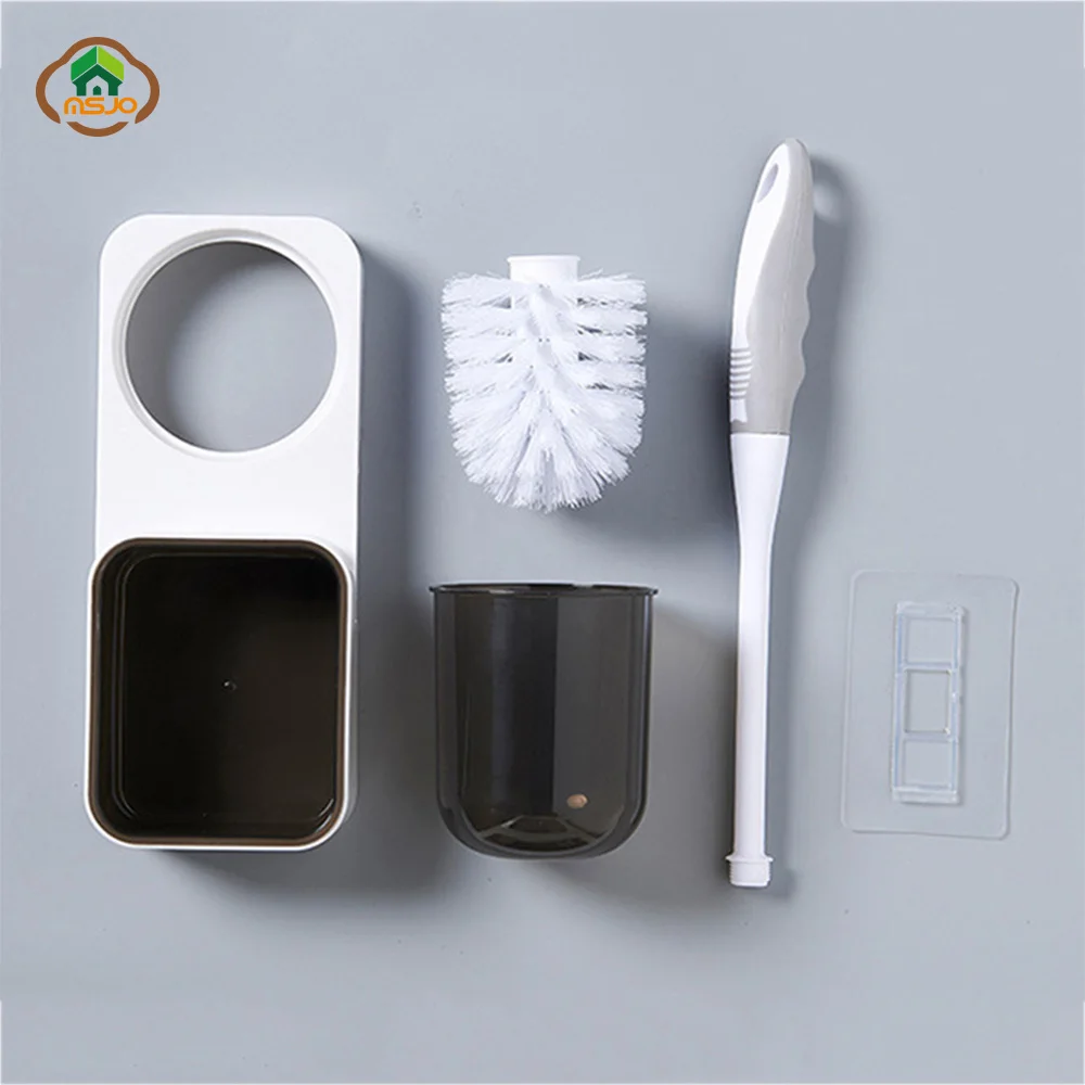 MSJO туалетная щетка набор Мураль держатель черные полки для чашек Wc аксессуары