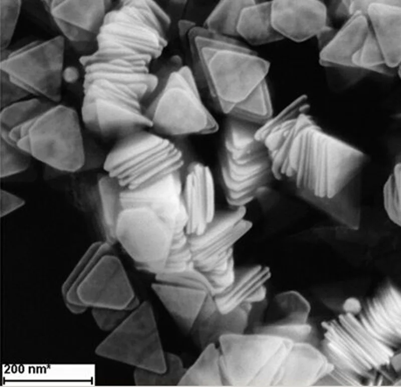 

Gold triangle nanoplates