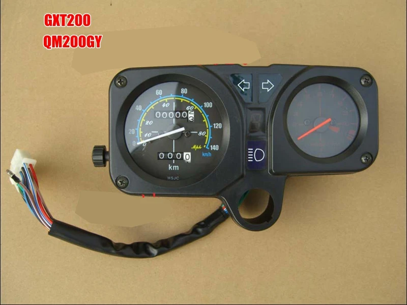 Мото аксессуар QINGQI QM200GY одометр тахометр для Suzuki moto rcycle GXT200 DR200 инструмент в сборе 200cc