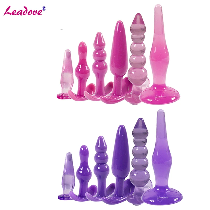 Анальная пробка 6 шт./компл. анальный фаллоимитатор эротические анальные игрушки