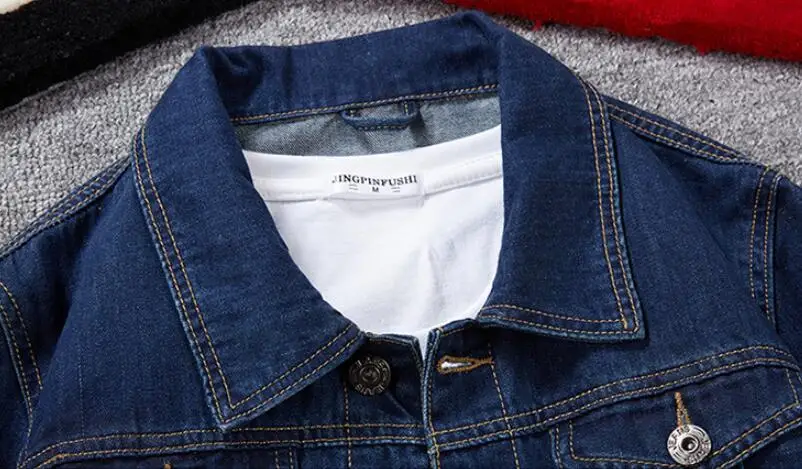 

7XL 8XL2021 Spring Autumn Winter Style Men's Large Size Denim Jacket Casual Personality Fashion Jeans Jacekts Male Coat w1906