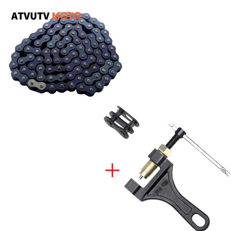 420 132L 140L звеньевая цепь со съемным звеньем Цепи Сплиттер для мотоцикла мотокросса мотоцикла MX велосипеда квадроцикла