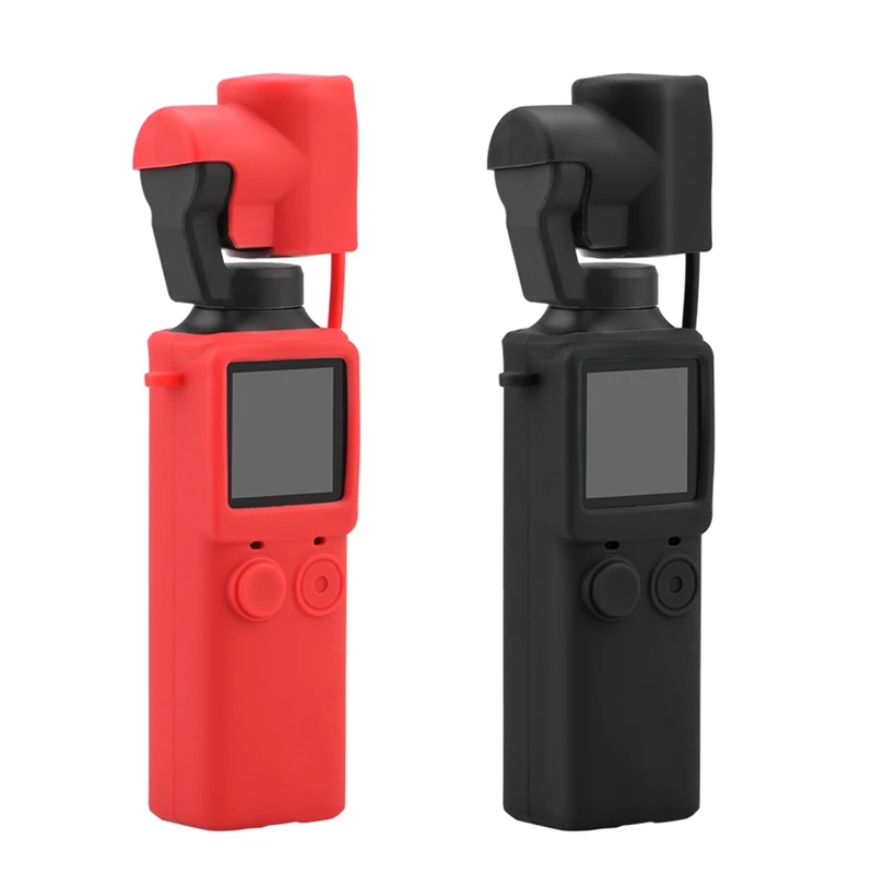 

2 шт Мягкий силиконовый чехол Защитная крышка для портативного аксессуара комплект чехол для объектива чехол для кожи Подходит для FIMI аксес...