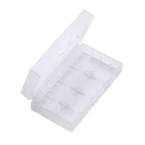 Clear Colorful Battery Storage Case Holder Organizer For 18650 Battery Storage Case For 18650 Or CR123A Battery