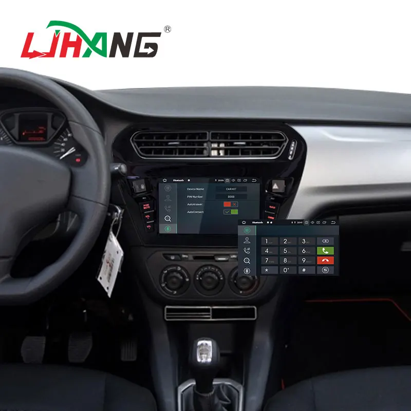 

LJHANG 4G+64G Android 10 Car Radio Player For Peugeot 301 Citroen Elysee 2014-2016 WIFI Multimedia GPS Navi Car Audio Stereo RDS