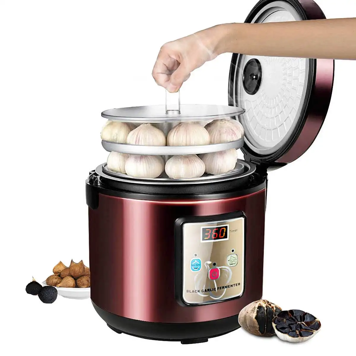 

Automatic Black Garlic Fermenter Household DIY Zymolysis Pot Maker 110V 220V Fermenting Machine Kitchen Cooking Tools EU