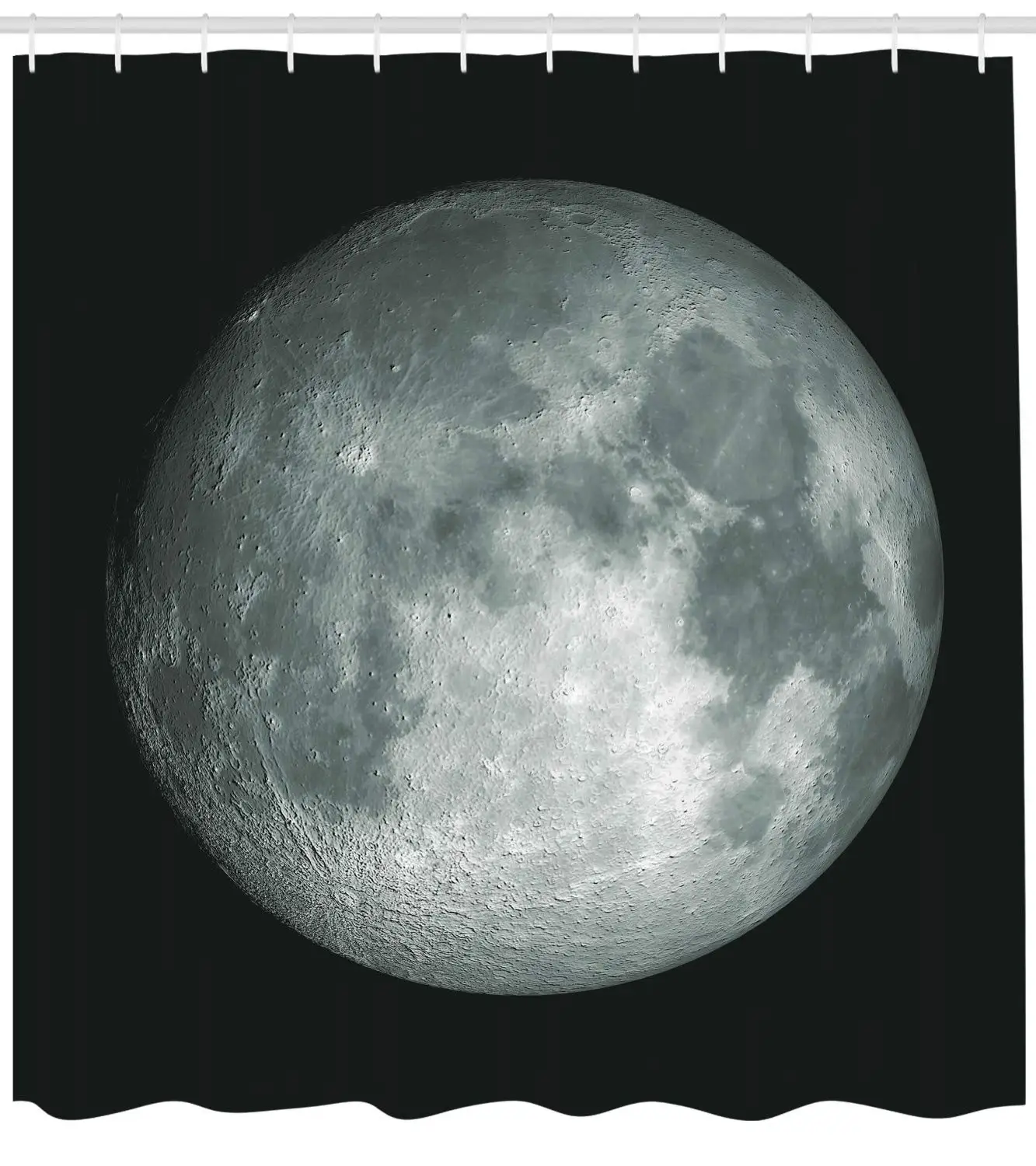 Galaxy душевая занавеска Луна графическое изображение психоделические рок