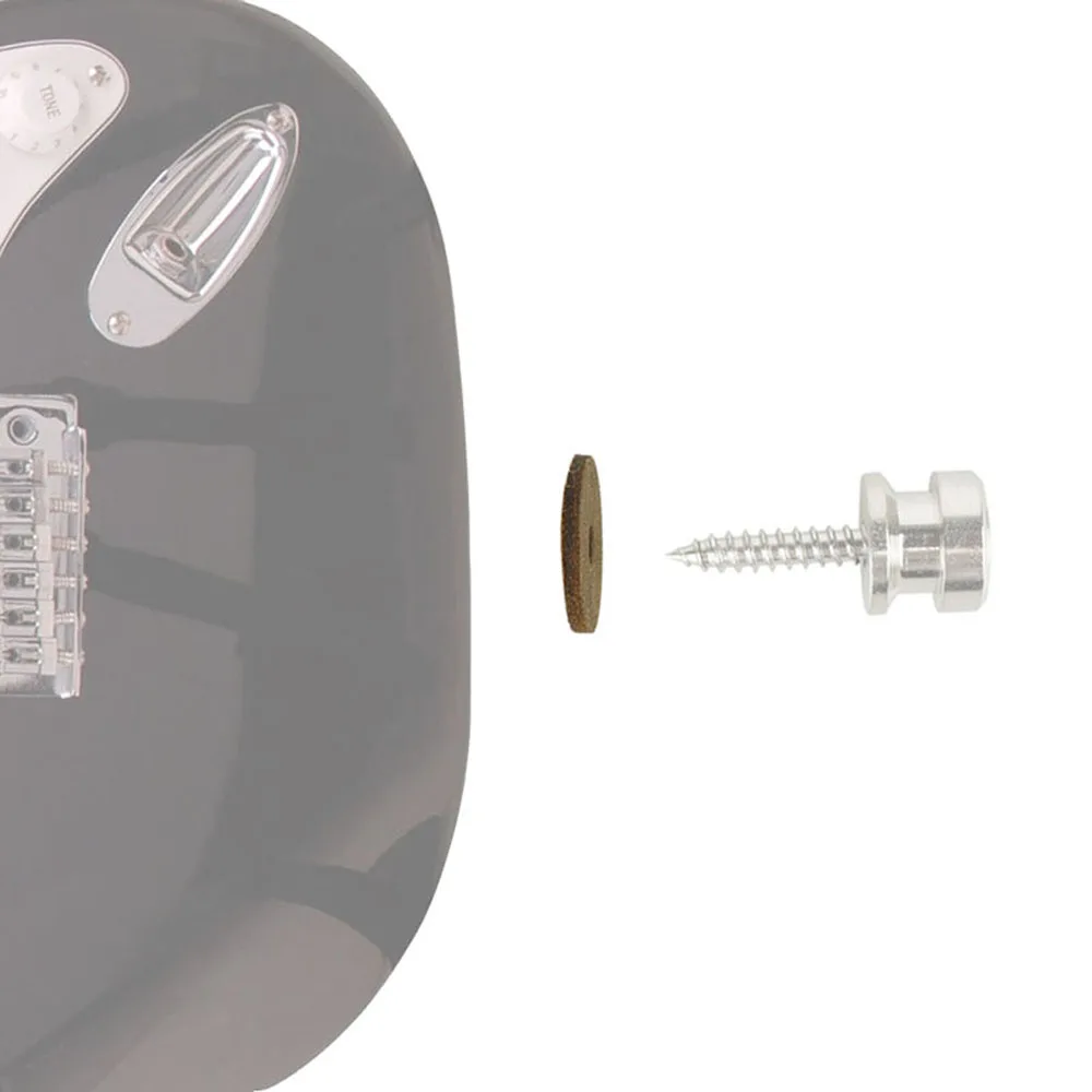 30 stücke echtem leder gitarre savers strap lock blöcke taste pad ende pin kissen pad mit box für akustische elektrische gitarre bass f