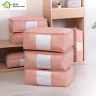 3 размера, нетканые тканевые портативные сумки для хранения одежды, складной органайзер для шкафа для подушки, одеяла