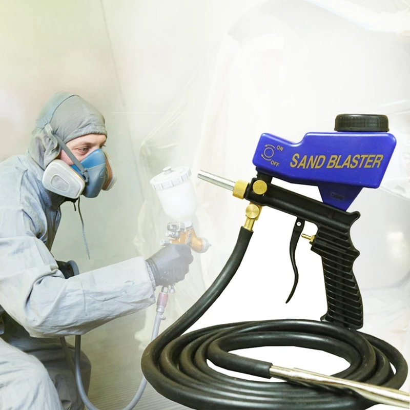 Big deal Sandblaster Sand Blaster Kit Soda Professional Blasters Media Tool Walnut Bead Blasting Machin | Инструменты