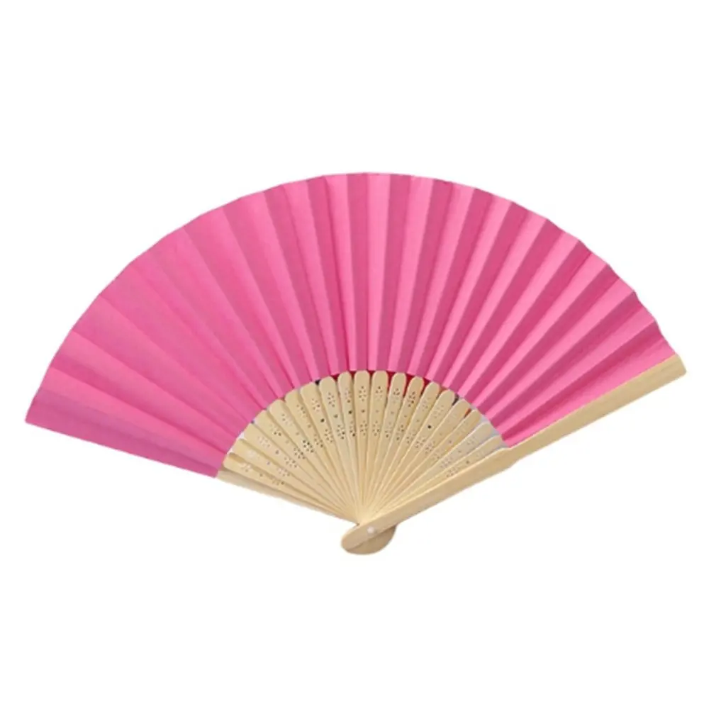 Портативный размер DIY Летние Бамбуковые складные ручные веера китайские