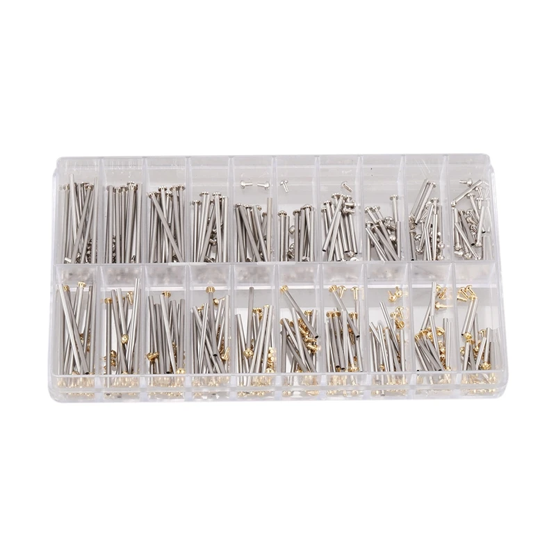

1 Box Watch Repair Tools Set Kits Watch Strap Screws Assortment Tube Friction Pin Clasps Straps Bracelets Rivet Ends 10Mm-28Mm