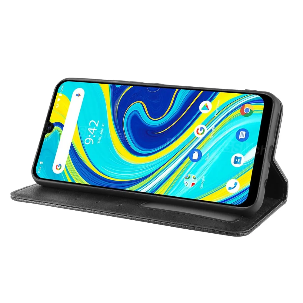 for umidigi a9 pro case luxury leather flip cover funda with stand card slot phone case for umidigi a9pro without magnets coque free global shipping