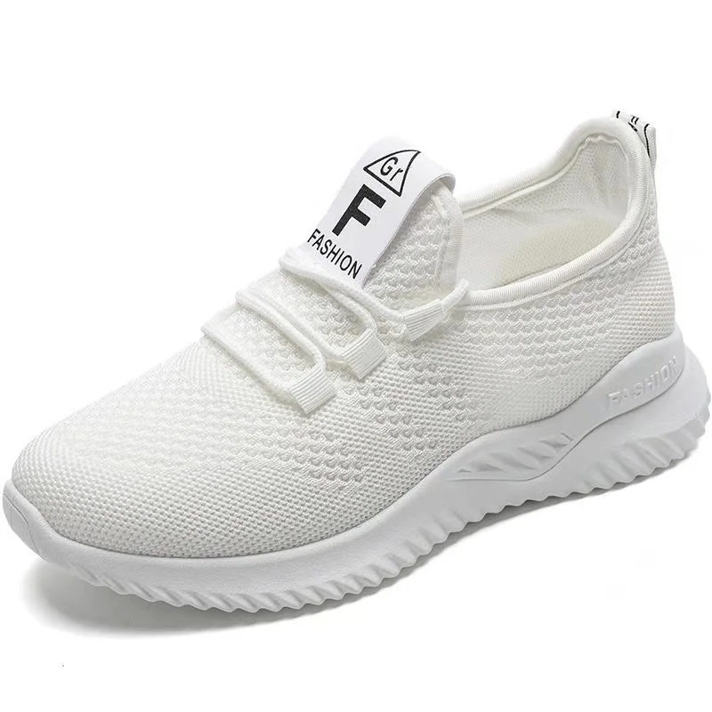 

Mesh Breathable Shoes Women Flying Knitting Shoes Women Casual Sports Shoes Women 2021 New Spring And Summer
