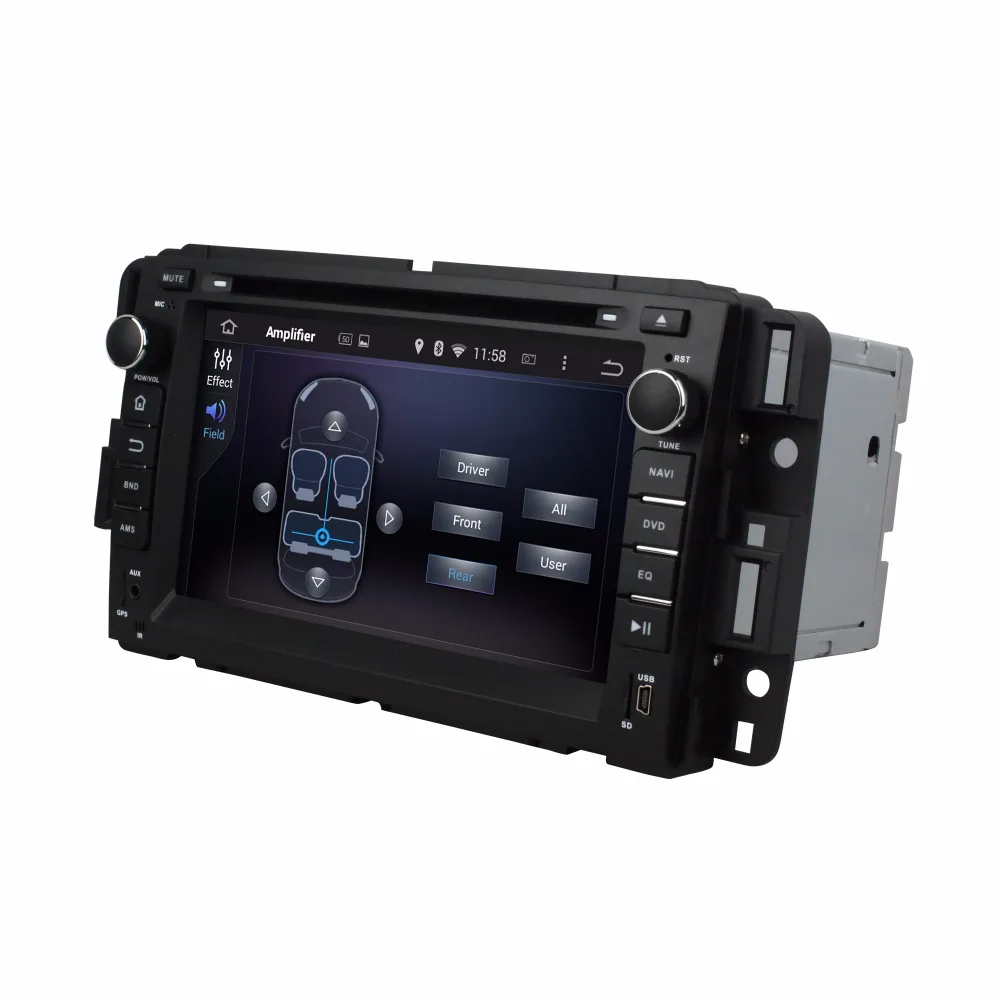 7 &quot8-ядерный 8 + 256G MT8667 Android 14 автомобильный DVD-плеер для GMC Yukon Tahoe 2007-2012 радио Carplay