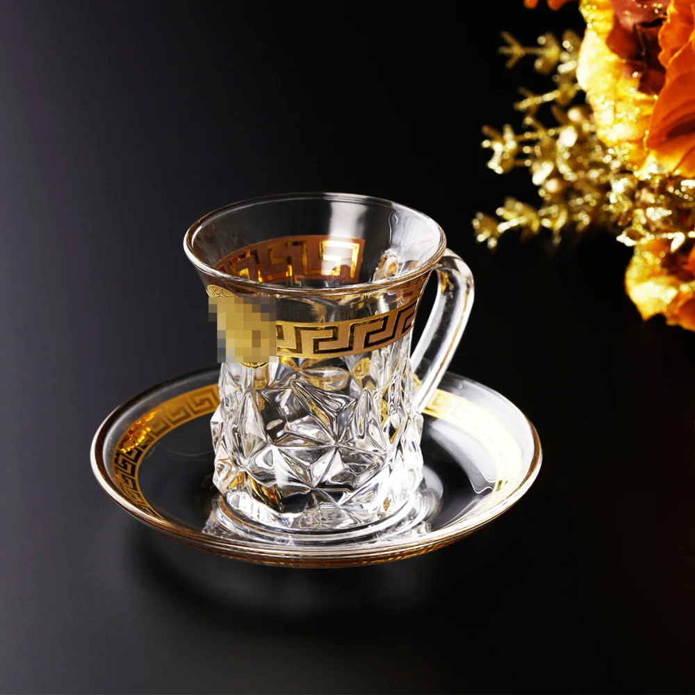 

Кофейная чашка Fansini, Хрустальное стекло, европейская ручная роспись, позолота