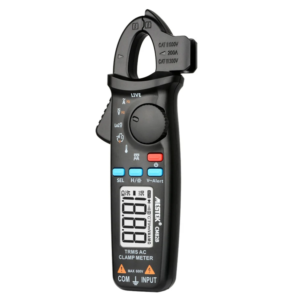 MESTEK CM82C Мини цифровой токоизмерительный прибор тестер мультиметр клещи AC DC сопротивление напряжения измерительные инструменты