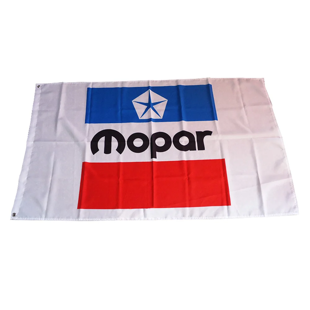 Винтажный флаг MOPAR красный белый синий 3x5 футов баннер 100D 150x90 см полиэстер
