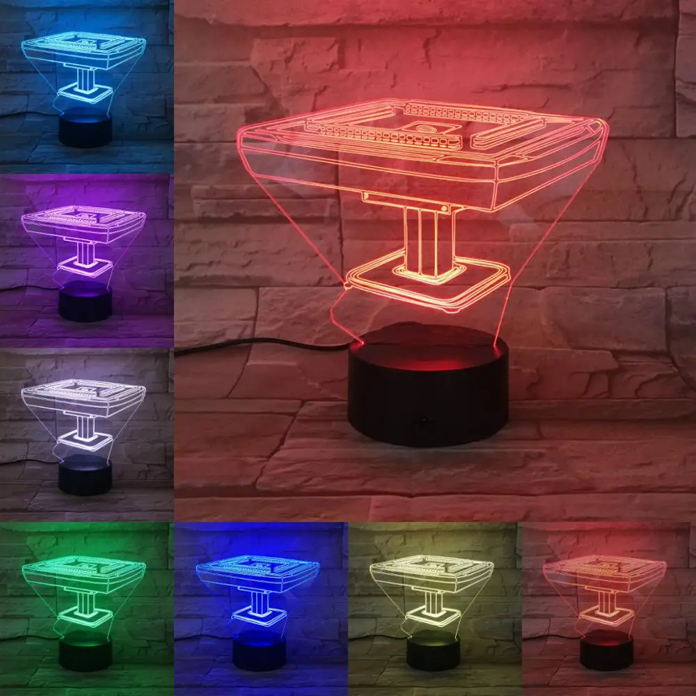 3D Сенсорная лампа с дистанционным управлением USB лампочка свеча телефонный