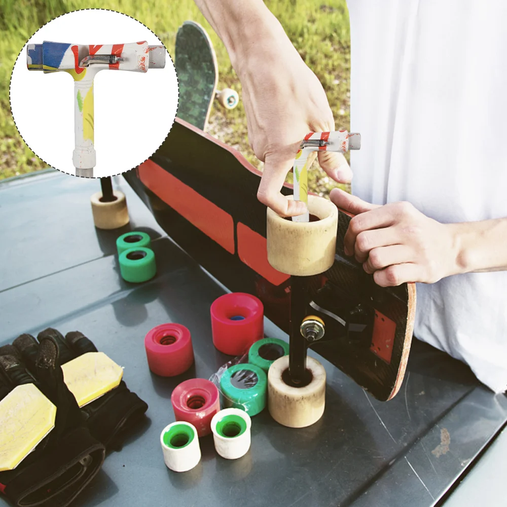 

T Type Wrench Tool Roller Skateboard Repair Tool Adjusting Tool Accessory