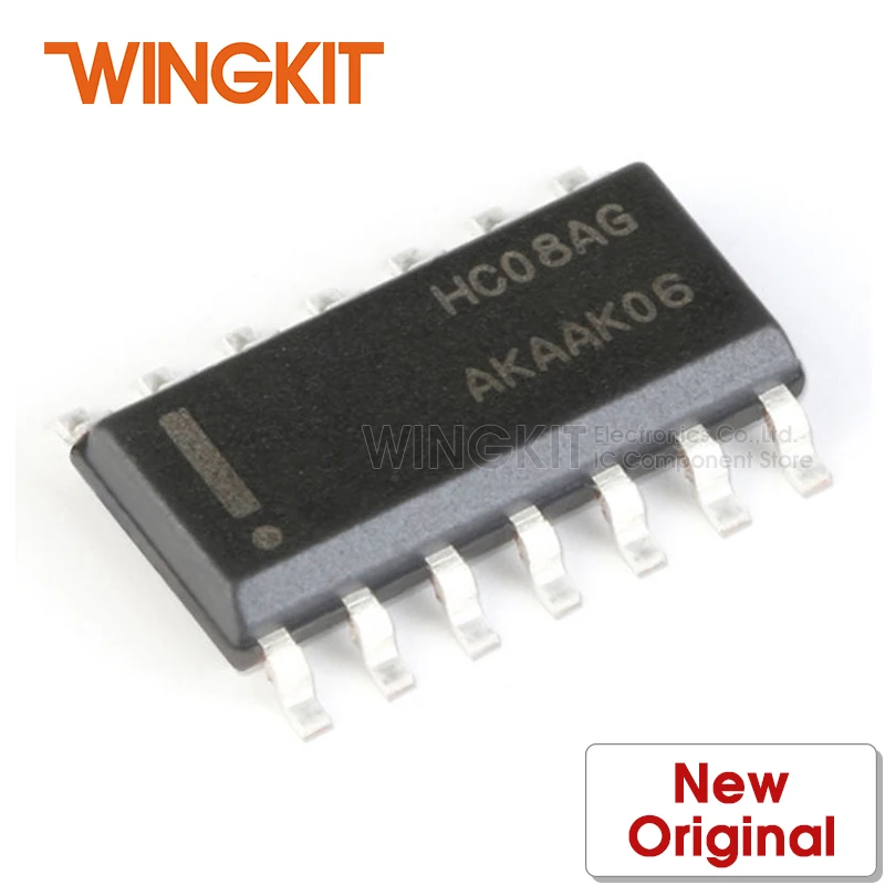 10 шт. MC74HC08ADR2G SOIC14 MC74HC08ADR MC74HC08AD MC74HC08A MC74HC08 MC74HC / HC08AG SOIC 14 Quad Core 2 Вход и