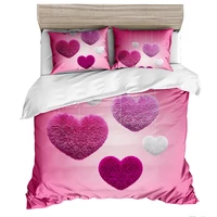 festival love flower gift bedding kids luxury duvet cover bedding set king queen 1duve cover2pillow case