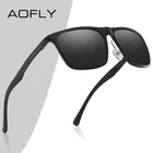 AOFLY  алюминиево магниевые поляризованные солнцезащитные очки мужские, 2020, модные, квадратные, для очки для вождения рыбалки, зеркальные, солнцезащитные очки, мужские, UV400
