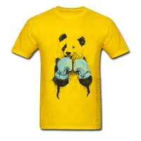 youth tshirts yellow orange funny print 3d t shirts mens summer short sleeve panda boxer mma fight t shirt men cool tshirts