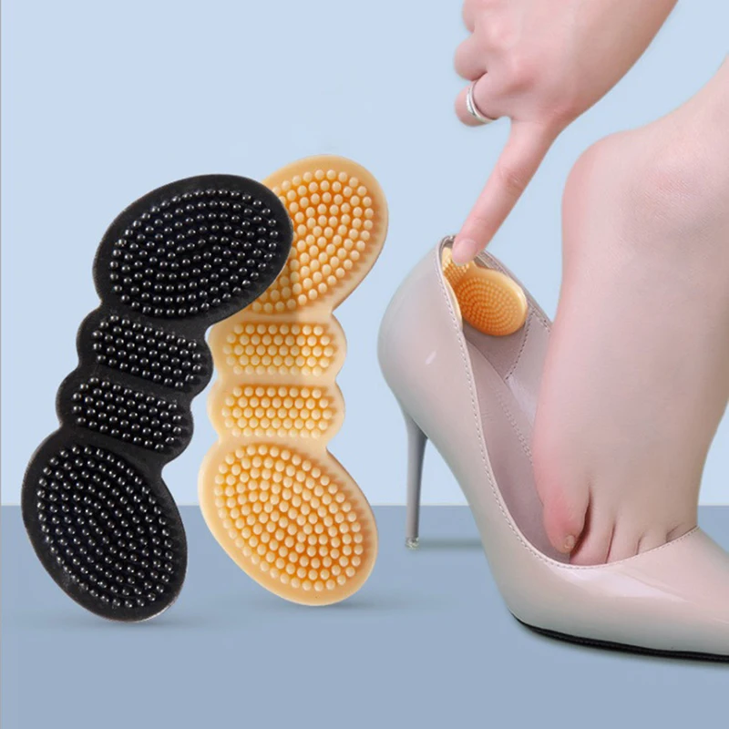 

1 пара ковриков для пятки, противоударные подкладки для пятки, регулируемый размер, подкладка для пятки в виде бабочки, ручки, защитная накле...