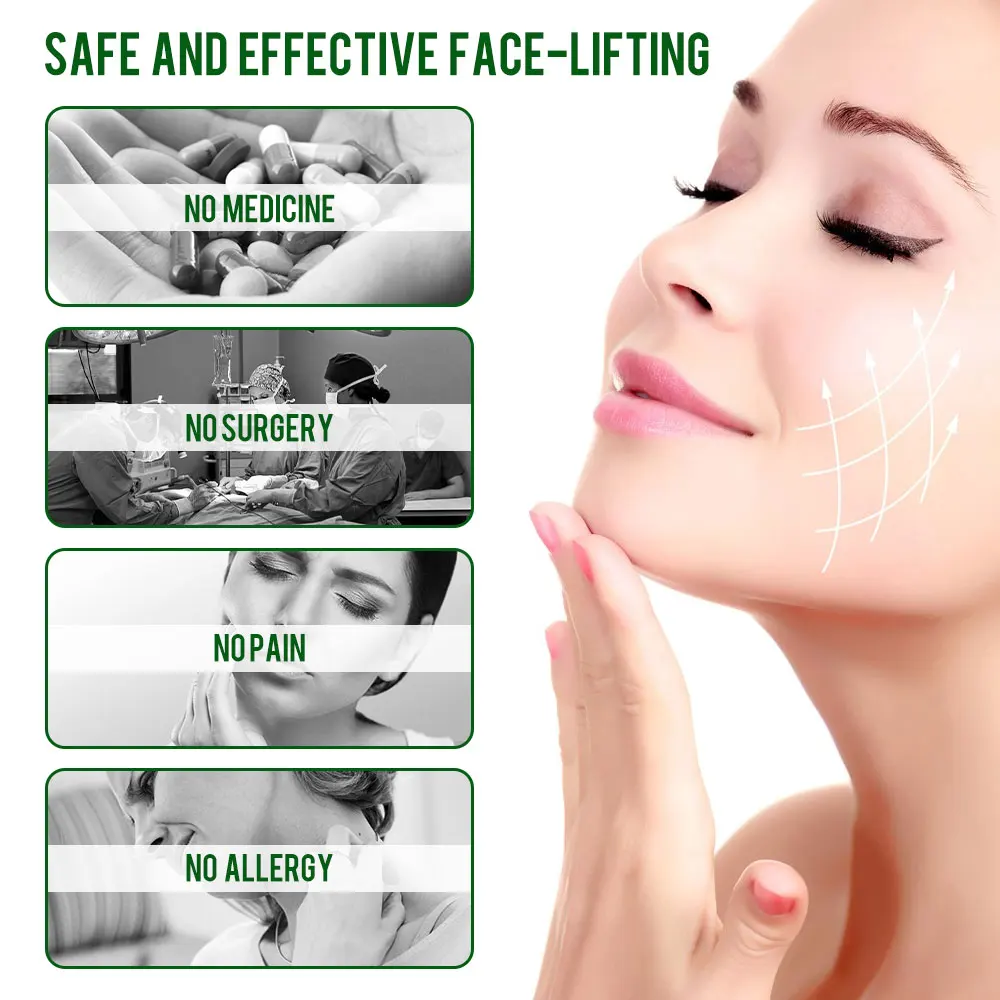 

Double Chin Reducer Face Slimming Strap V Line Lifting Mask Chin Strap Women Men Face Mask for Double Chin Shaggy Skin Beauty