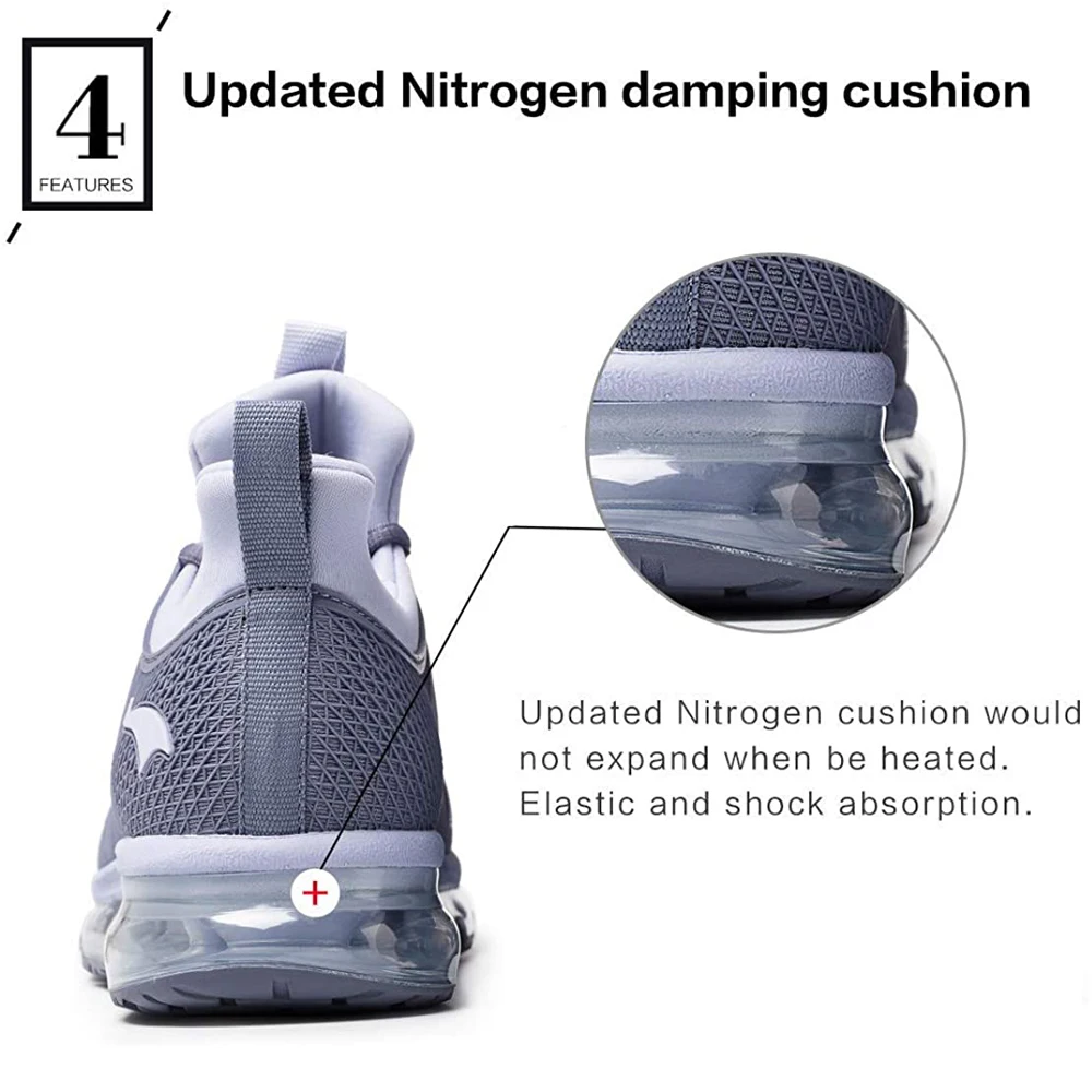 ONEMIX New Air Cushion Running Shoes Men's Lightweight Outdoor Comfortable Walking Sports Shoes Waterproof Women Boots Sneakers