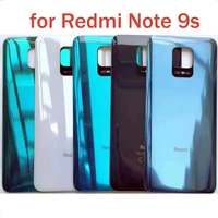 for xiaomi redmi note 9s battery cover rear housing door panel case for redmi note 9s battery cover replacement