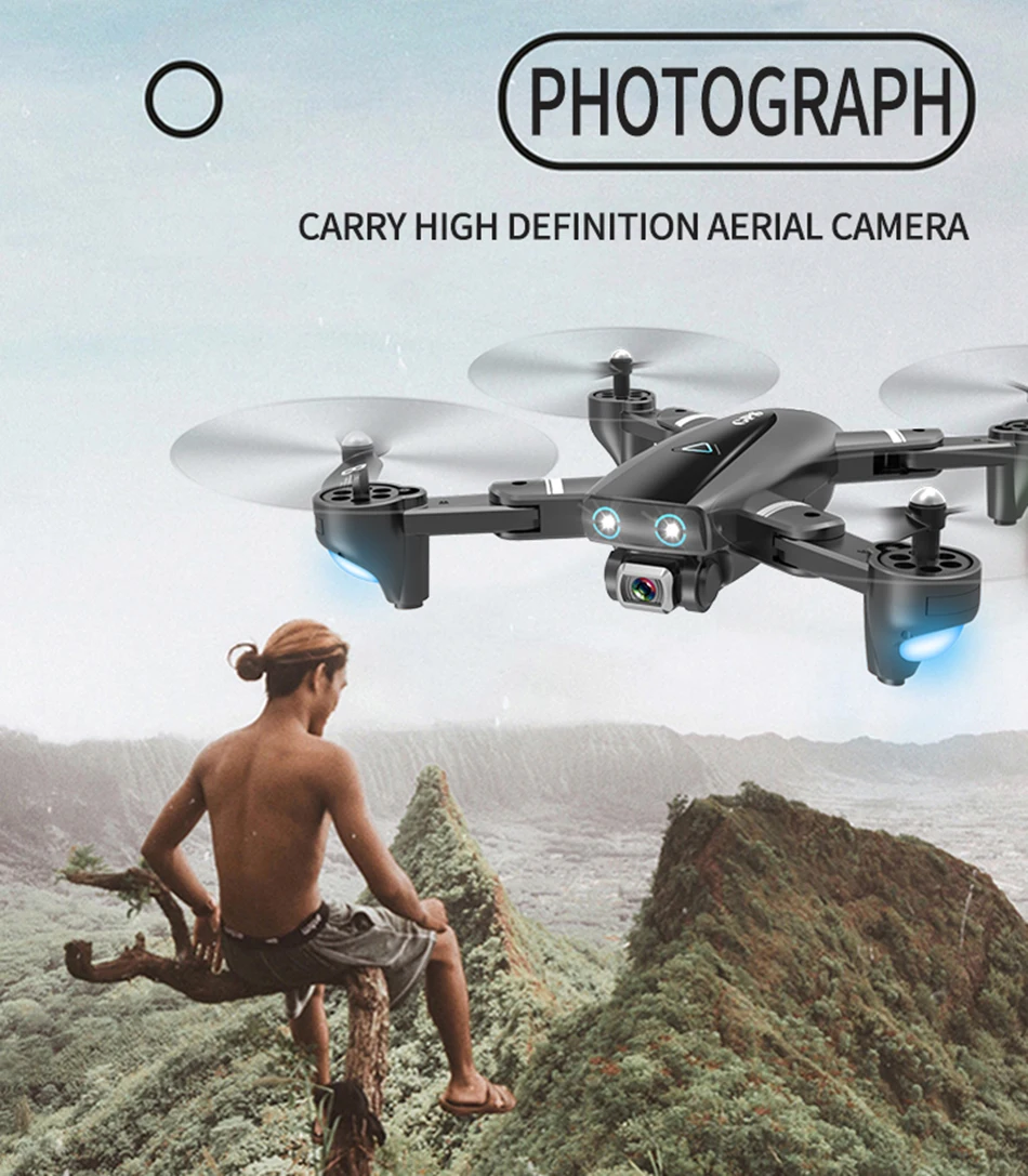 S167 gps Дрон 4K 5G wifi 1080P FPV камера дроны gps следуем за мной высота держать широкоугольный Квадрокоптер с камерой складной Радиоуправляемый Дрон