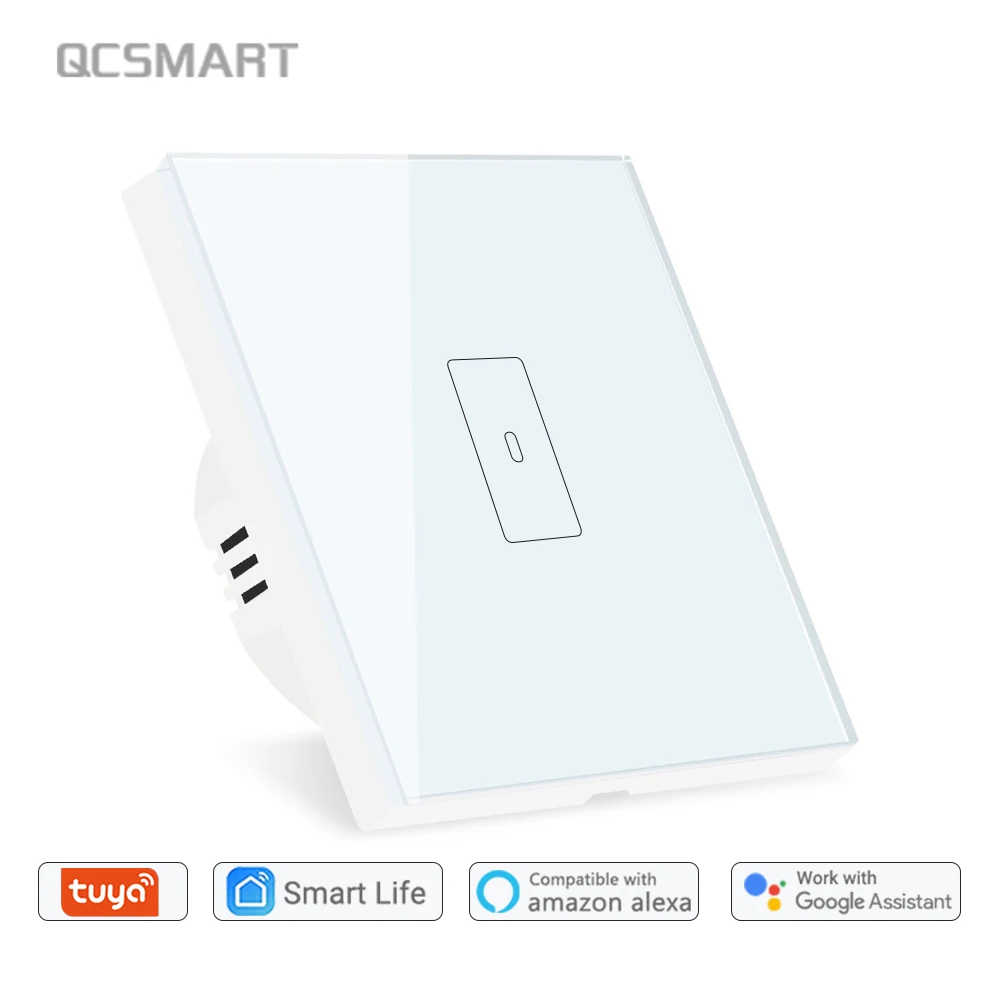 

EU 1 2 3 Gang WIFI White Light Switch Tuya Smari Life App Remote Control Timer Schedule Voice Operate via Google Home Alexa