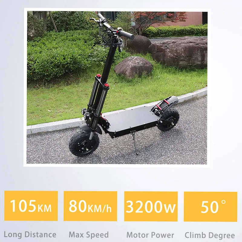 Verkauf Freies Verschiffen 11 Zoll 60V5600W Elektrische Roller Erwachsene Hohe Geschwindigkeit Off-Road Dual Stick Klapp E Roller EU Lager Patinete Elétr
