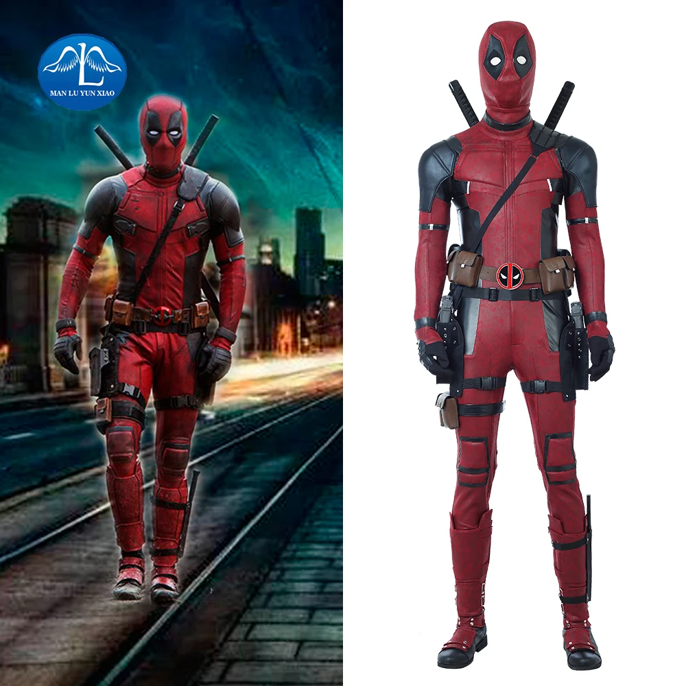 Manluyunxiao Дэдпул Косплей Хэллоуин Карнавальный костюм для мужчин Once Upon A Deadpool комбинезон маскарадный наряд на заказ