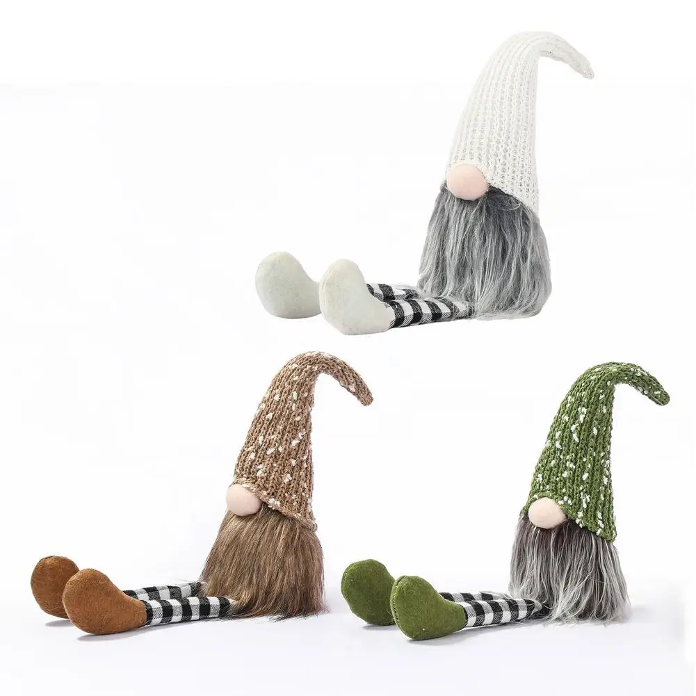 

Рождественское украшение, сидящая кукла без лица, плюшевая кукла, подарок для детей, настольные украшения, украшение для дома на Рождество, ...